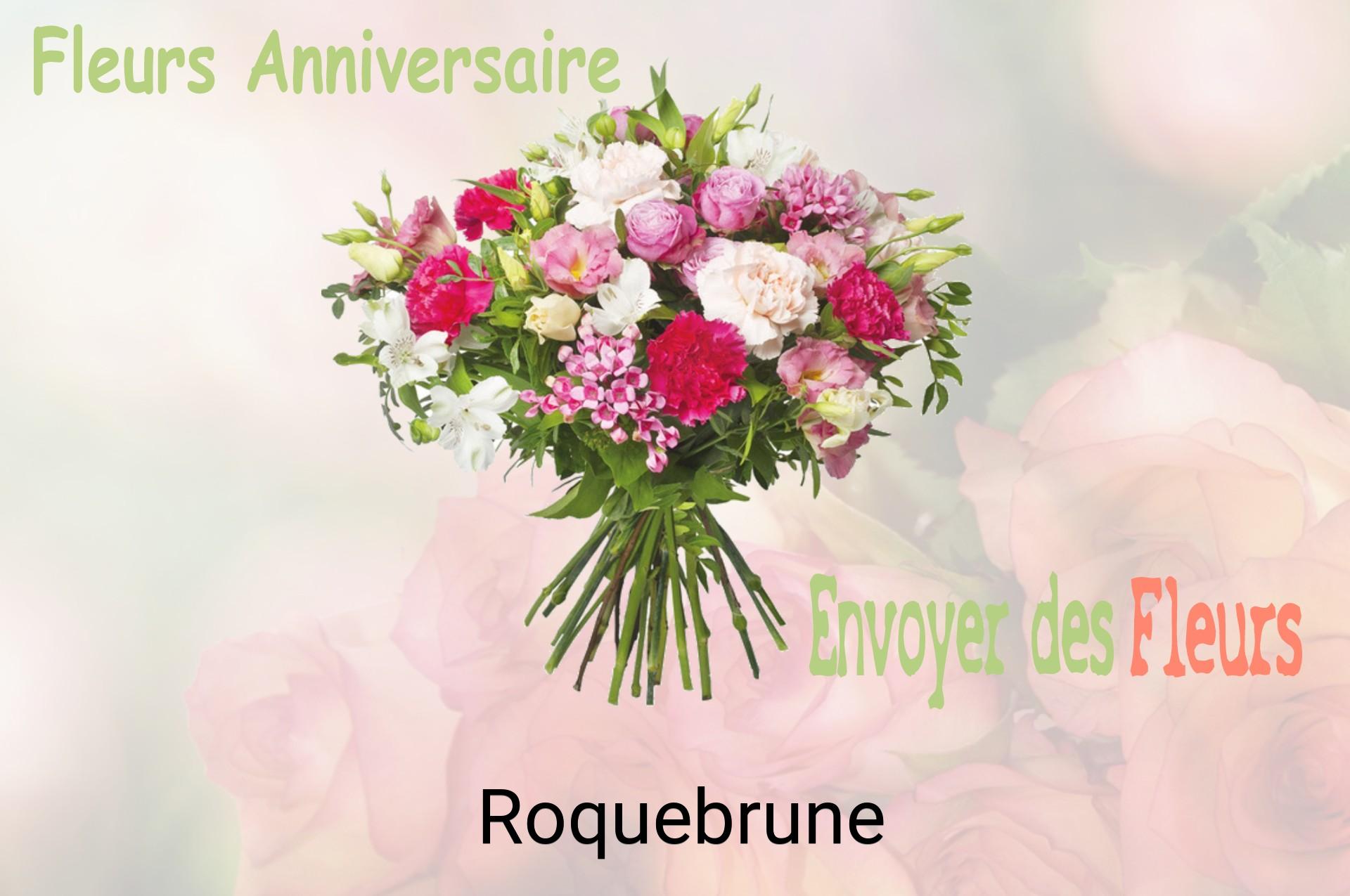 Bouquet de fleurs d’anniversaire livré à Roquebrune